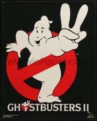 3t0594 GHOSTBUSTERS 2 16x20 commercial poster 1989 Bill Murray, Aykroyd, Ramis, Hudson, ghost logo!