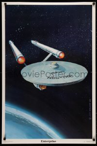 3t0612 STAR TREK 23x35 commercial poster 1976 John Carlance art of the USS Enterprise NCC-1701!