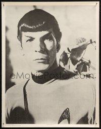 3t0605 STAR TREK 18x23 commercial poster 1960s close-up of First Officer Mr. Spock!