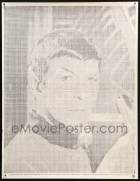 3t0602 STAR TREK 17x22 commercial poster 1973 image of Spock made with computer characters!