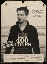 3t0139 400 BLOWS French 23x31 R1960s Jean-Pierre Leaud starring in Francois Truffaut's autobiography!