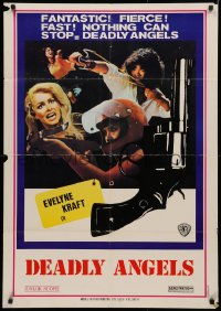 3t0012 DEADLY ANGELS Lebanese 1976 Shaw Bros, Qiao Tan Nu Jiao Wa, sexy kung fu girls, look out Charlie!