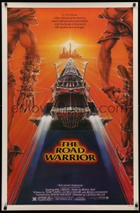 3t0975 MAD MAX 2: THE ROAD WARRIOR 1sh 1982 Mel Gibson in the title role, great art by Commander!