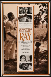 3t0987 MASTERWORKS OF SATYAJIT RAY 1sh 1995 film festival of the top Indian director!