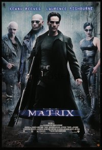 3t0685 MATRIX 27x40 video poster 1999 Keanu Reeves, Carrie-Anne Moss, Laurence Fishburne, Wachowskis