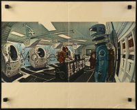 3t0720 2001: A SPACE ODYSSEY color 16x20 still 1968 Kubrick, image of Keir Dullea in the pod bay!