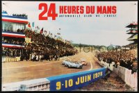 3t0691 24 HOURS OF LE MANS 16x24 French REPRO poster 2000s great image of race cars on track!
