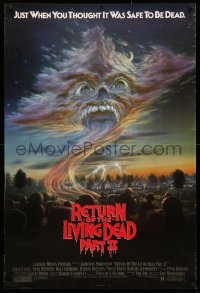 3t1056 RETURN OF THE LIVING DEAD 2 1sh 1988 just when you thought it was safe to be dead!