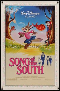 3t1110 SONG OF THE SOUTH 1sh R1986 Walt Disney, Uncle Remus, Br'er Rabbit & Br'er Bear!