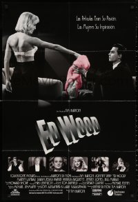 3t0323 ED WOOD Spanish 1994 Tim Burton, Johnny Depp in the title role, Patricia Arquette!