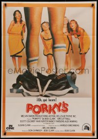 3t0366 PORKY'S Spanish 1982 Bob Clark teenage sex classic, Kim Cattrall, Scott Colomby