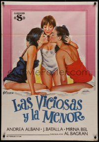 3t0372 SEXUAL DESIRES Spanish 1983 Alfonso Balcazar's Las Viciosas y la Menor, sexy Mataix art!