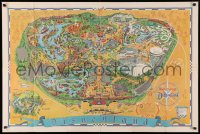 3t0445 DISNEYLAND 30x45 special poster 1968 wonderful vintage art of the entire amusement park!
