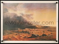 3t0558 FUTURE LIFE Duststorm on Mars 18x24 art print 1978 sci-fi artwork by Ludek Pesek!