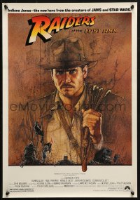 3t0470 RAIDERS OF THE LOST ARK 17x24 special poster 1981 adventurer Harrison Ford by Richard Amsel!
