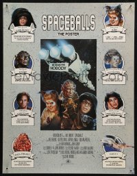 3t0477 SPACEBALLS 17x22 special poster 1987 Mel Brooks sci-fi Star Wars spoof, John Candy, Pullman!