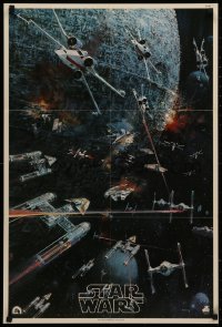 3t0661 STAR WARS 22x33 music poster 1977 George Lucas classic, John Berkey artwork, soundtrack!
