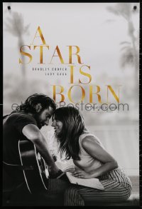 3t1122 STAR IS BORN teaser DS 1sh 2018 Bradley Cooper stars and directs, romantic image w/Lady Gaga!