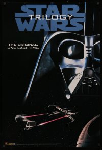 3t0690 STAR WARS TRILOGY 27x40 video poster 1995 Lucas, Empire Strikes Back, Return of the Jedi!