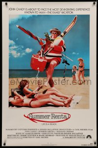 3t1141 SUMMER RENTAL 1sh 1985 directed by Carl Reiner, wacky John Candy takes the family on vacation
