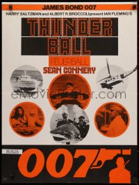 3t0046 THUNDERBALL Swiss R1970s Sean Connery as secret agent James Bond 007, different images!