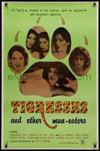 3t1156 TIGRESSES & OTHER MAN-EATERS 25x38 1sh 1979 sexy Vanessa Del Rio, Samantha Fox, Rikki O'Neal!
