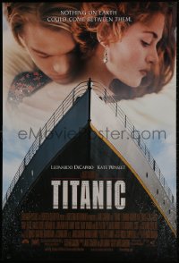3t1157 TITANIC DS 1sh 1997 Leonardo DiCaprio, Kate Winslet, directed by James Cameron!