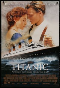 3t1160 TITANIC style B revised int'l DS 1sh 1997 star-crossed Leonardo DiCaprio, Kate Winslet, directed by James Cameron!