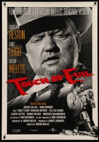 3t1164 TOUCH OF EVIL 1sh R1998 Charlton Heston, Janet Leigh, image of Orson Welles!