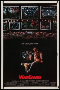 3t1181 WARGAMES 1sh 1983 Matthew Broderick plays video games to start World War III!