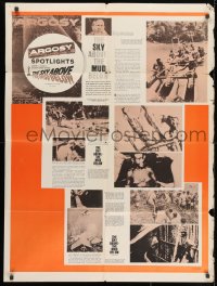 3w0019 SKY ABOVE THE MUD BELOW 30x40 1962 Argosy magazine spotlight on New Guinea jungle natives!