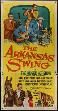 3w0348 ARKANSAS SWING 3sh 1948 The Hoosier Hot Shots Hezzie, Ken, Gil & Gabe + horse racing!