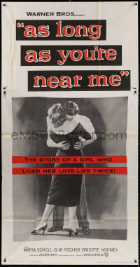 3w0349 AS LONG AS YOU'RE NEAR ME 3sh 1956 Maria Schell strangely lived her love-life twice!