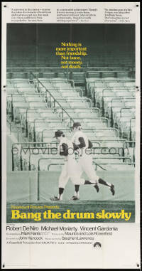 3w0350 BANG THE DRUM SLOWLY int'l 3sh 1973 Robert De Niro, New York Yankees baseball stadium!