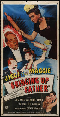 3w0362 BRINGING UP FATHER 3sh 1946 Yule & Riano as Jiggs and Maggie, George McManus comic art!