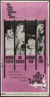 3w0447 NIGHT OF THE IGUANA 3sh 1964 Richard Burton, Ava Gardner, Sue Lyon, Deborah Kerr, John Huston