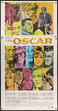 3w0457 OSCAR int'l 3sh 1966 Stephen Boyd & Sommer race for Hollywood's highest award, Terpning art!