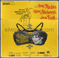 3w0139 BLISS OF MRS. BLOSSOM 6sh 1968 Shirley MacLaine, Richard Attenborough, wacky bra design!