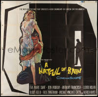 3w0162 HATFUL OF RAIN 6sh 1957 Fred Zinnemann's early drug classic crosses a new boundary, cool art!