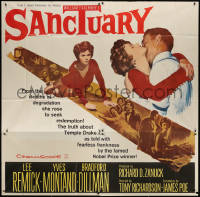 3w0200 SANCTUARY 6sh 1961 William Faulkner, art of sexy Lee Remick, the truth about Temple Drake!