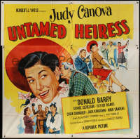 3w0215 UNTAMED HEIRESS 6sh 1954 wacky country girl Judy Canova inherits a million dollars!