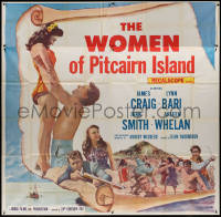 3w0218 WOMEN OF PITCAIRN ISLAND 6sh 1957 James Craig, Lynn Bari, South Seas, Mutiny on the Bounty!