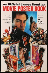 3w0545 OFFICIAL JAMES BOND 007 MOVIE POSTER BOOK English softcover book 1987 full-page & full-color!