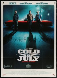 3w1248 COLD IN JULY French 1p 2014 Michael C. Hall, Sam Shepard & Don Johnson with guns by car!