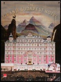 3w1291 GRAND BUDAPEST HOTEL French 1p 2014 directed by Wes Anderson, great Annie Atkins hotel art!