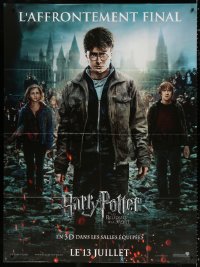 3w1300 HARRY POTTER & THE DEATHLY HALLOWS PART 2 teaser French 1p 2011 Radcliffe, Watson & Grint!