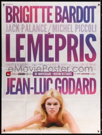 3w1337 LE MEPRIS French 1p R2013 Jean-Luc Godard, different image of sexy naked Brigitte Bardot!