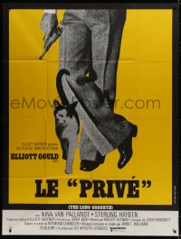 3w1345 LONG GOODBYE French 1p 1974 Robert Altman film noir, different image of cat & gun!