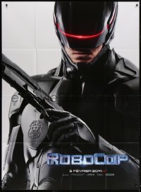 3w1390 ROBOCOP teaser French 1p 2014 super close up of Joel Kinnaman in the title role!