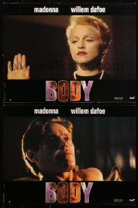 3w1178 BODY OF EVIDENCE 8 French LCs 1993 includes two images of naked Madonna, Willem Dafoe, Body!